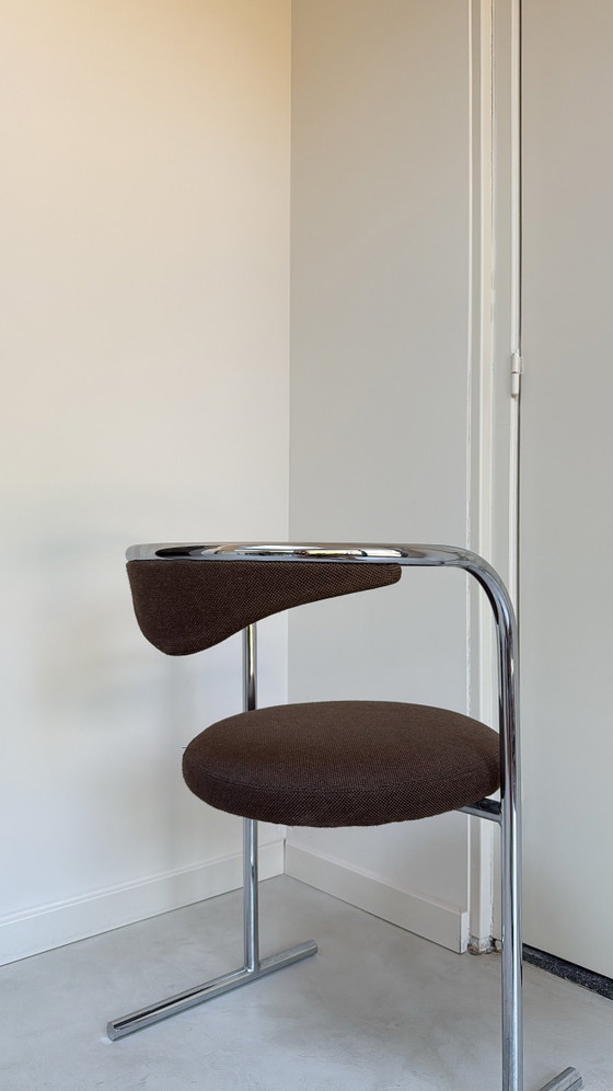 Vintage chrome S30 Thonet chair – Dining chairs, Textile (photo 6 of 9)