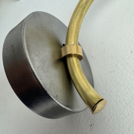 PAIR OF VINTAGE 1950S WALL LIGHTS – Brass (photo 7 of 10)