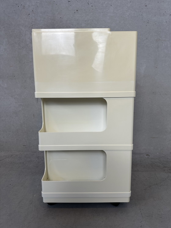 Image 1 of 2x desserte Stile Neolt des années 1970 - Giovanni Pelis
