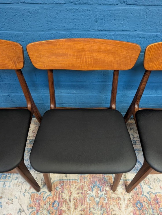 Image 1 of 4x chaises design vintage, Schiønning & Elgaard, 1960