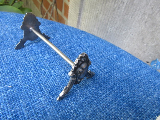 Image 1 of Boland Belgium 12 silver plated knife rests cutlery rests art nouveau style 