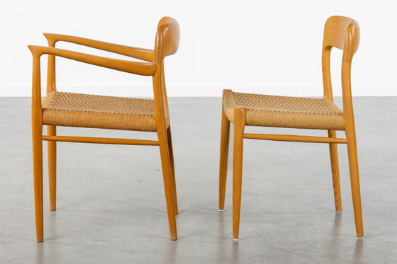 Image 1 of Satz von 8 Stühlen Niels Moller für Mollers Mobelfabrik