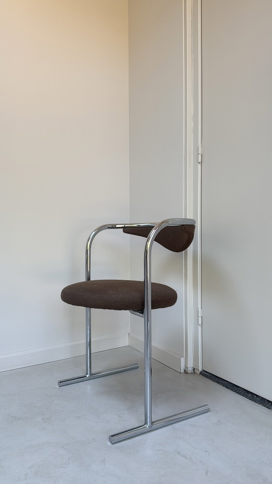 Vintage chrome S30 Thonet chair – Dining chairs, Textile (photo 5 of 9)