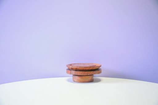 Plataforma Giratoria de Madera Vintage