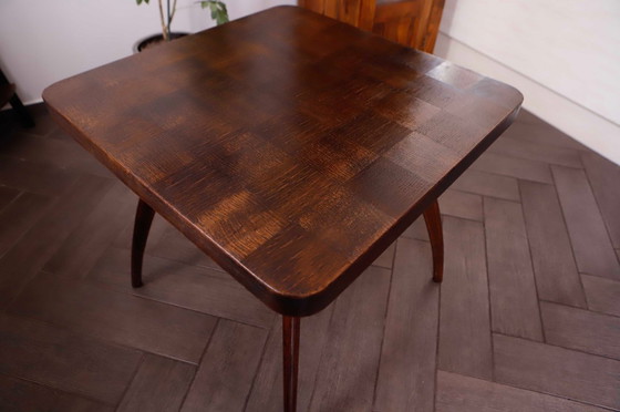 Image 1 of Square Retro Coffee Table by Jindřich Halabala