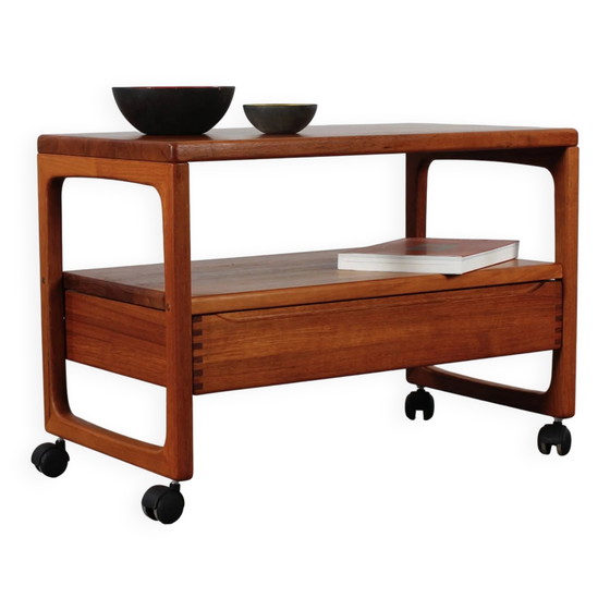 Tavolino vintage in teak, carrello bar, design danese MCM – Peter, Carrelli bar, Legno, Mid Century Modern (photo 2 of 12)