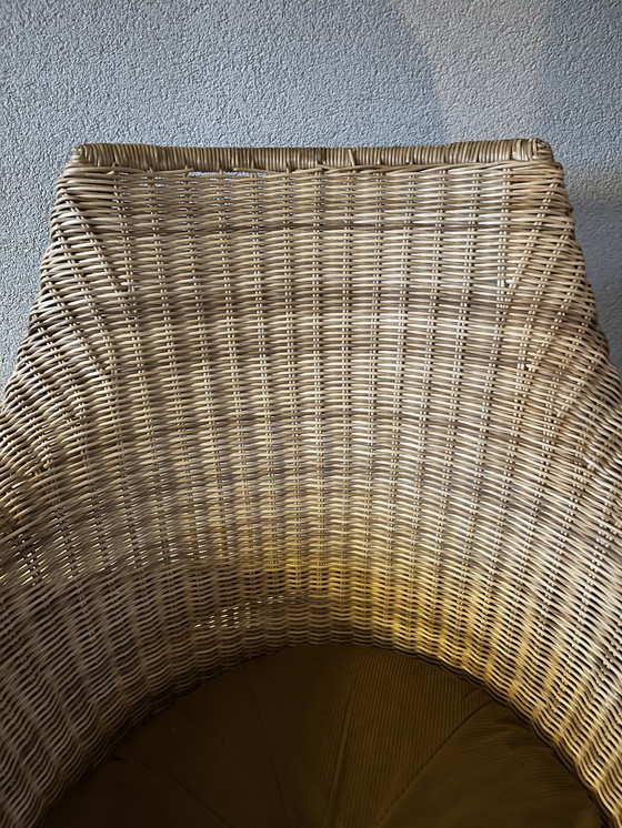 Image 1 of Vintage Ikea "Hejka" Rieten Schommelstoel