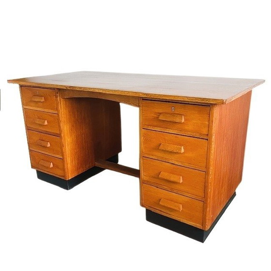 Image 1 of Vintage Amsterdamse school bureau Art deco 1930's