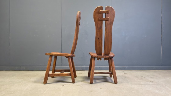 Image 1 of Vintage eetkamerstoelen van Depuydt, België, jaren 60.