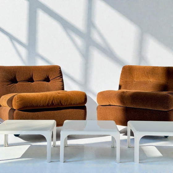 Image 1 of Original Artemide Demetrio 45 tables (set of 3)