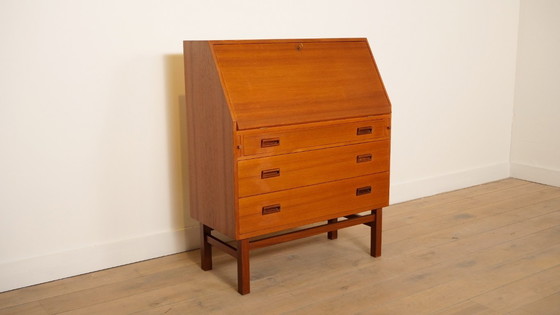 Image 1 of Vintage Teak Secretary | Deens | 90 cm