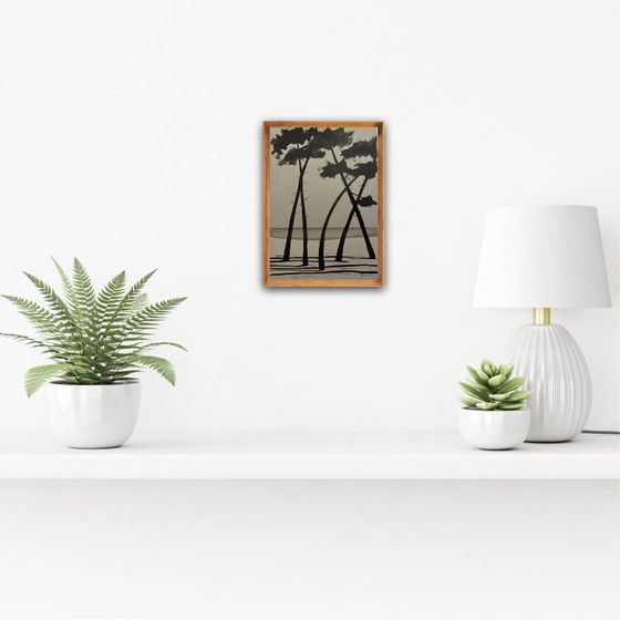 Image 1 of Indian ink on gray paper. Format 30x21cm.