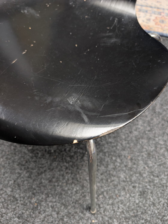 Image 1 of 5x Vintage Vlinderstoelen, Arne Jacobsen Voor Fritz Hansen, Jaren 70