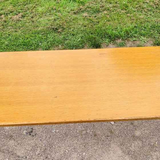 Image 1 of Grande table d’école - 2m44