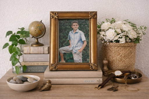 Brand New Ornate Gold Photo Frame