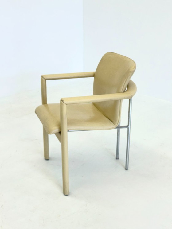 Image 1 of Set of 4 vintage Leolux Cachucha dining chairs