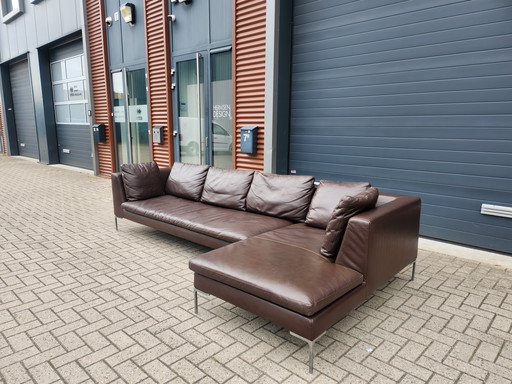 B&B italia - Ecksofa Charles von Antonio Citterio - Leder