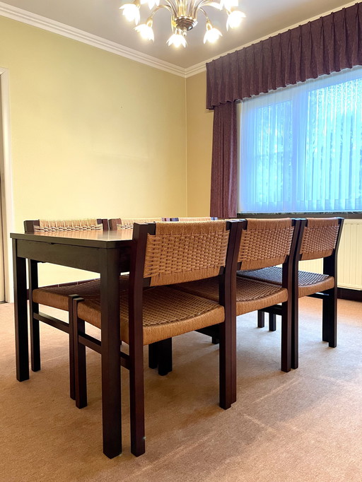 Dutch design stoelen en tafel, Arnold Merckx voor Fristho, 1973