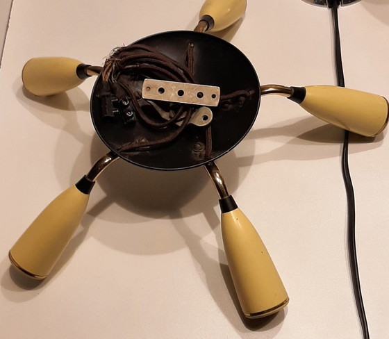 Image 1 of Lampe araignée Sputnik des années 1950. DL.