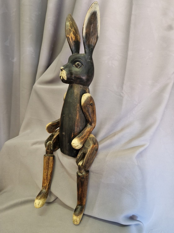 Image 1 of Statue de lapin antique jouet