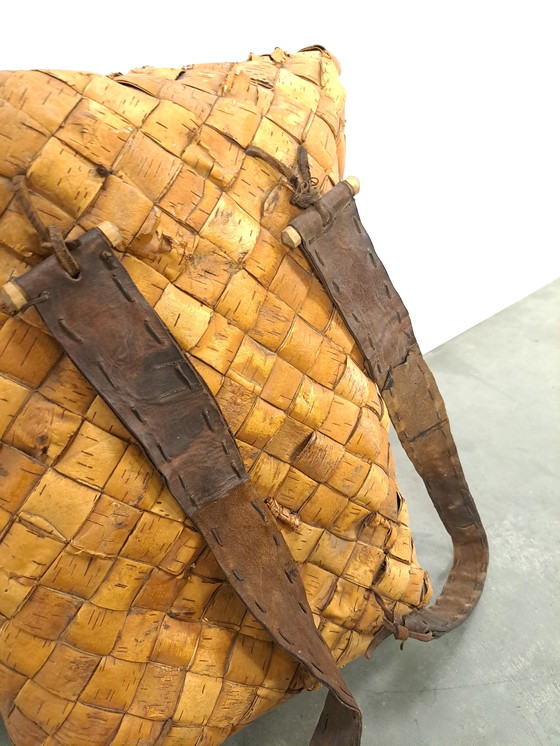 Image 1 of Vecchio cesto per la raccolta della frutta Brocante dalla Svezia