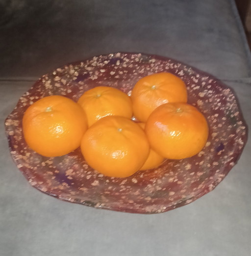 Coupe à fruits en verre d'art, Galerie du verre Willingen