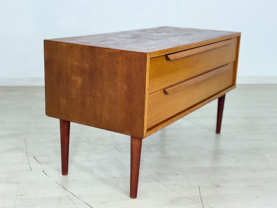 Image 1 of Vintage teakhouten dressoir/ladekast – WK Möbel, jaren 60