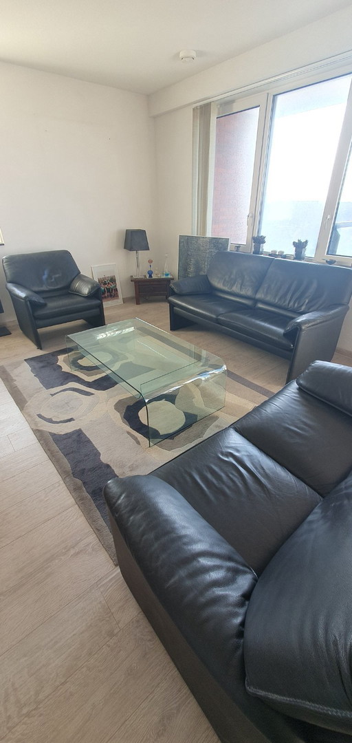 Divano Leolux Bora Beta - Pelle nera