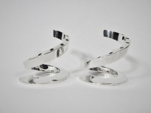 Vintage candlesticks - Bertil Vallien - Dansk Designs - Space Age - 1960