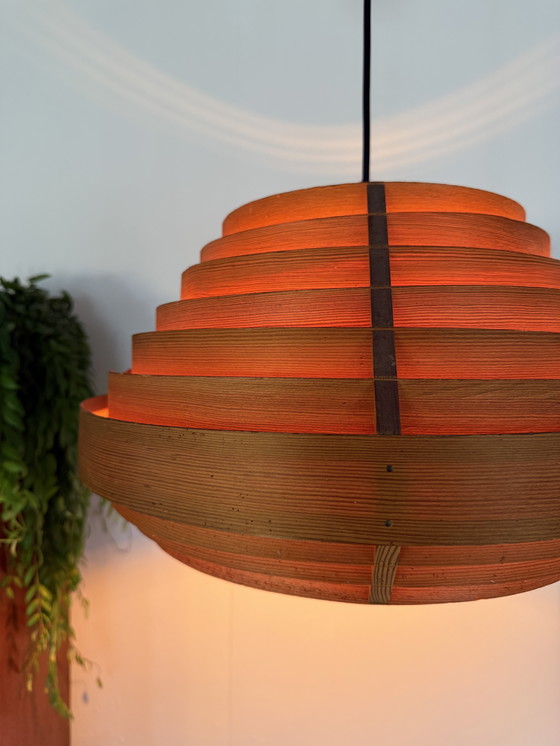 Image 1 of Lampada a sospensione vintage a stecche, Hans Agne Jakobsson anni '60