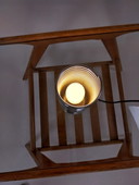 1 x lampe de table à ressort de Massive 1980