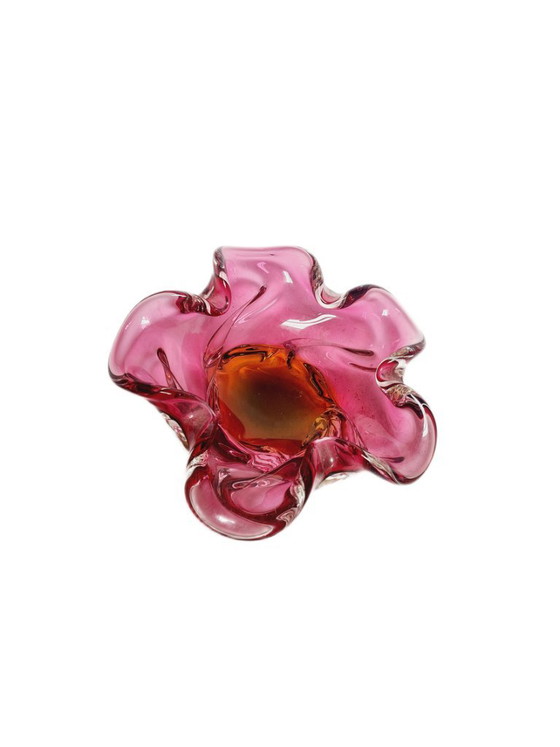 Bol décoratif de J. Hospodka pour la verrerie Chribska, Tchécoslovaquie, années 1960 – Chribska Glassworks (photo 7 of 8)