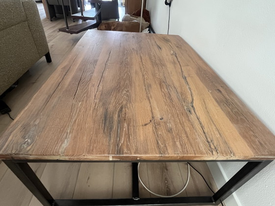 Image 1 of Salontafel.  Iron and Wood. 