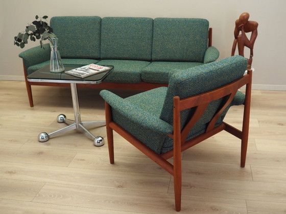 Image 1 of Lounge suite, Danish design, 1960s, designer: Grete Jalk, manufacturer: France & Søn
