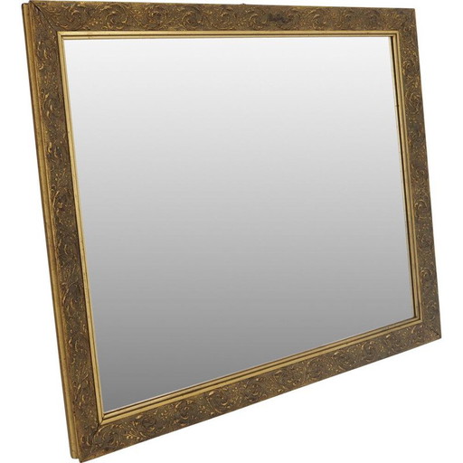 Miroir vintage avec cadre en bois