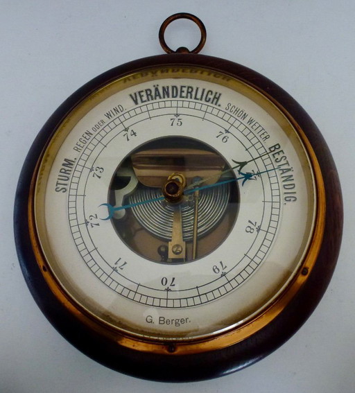 Barometro vintage della marca G. Berger.