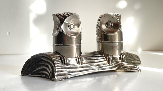 Service M.H. Sel Poivre Métal Argenté Vintage – Accessoires de table, Metal (photo 5 of 30)