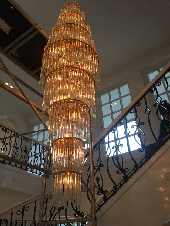 Image 1 of Palwa enorme lampadario unico anni '70