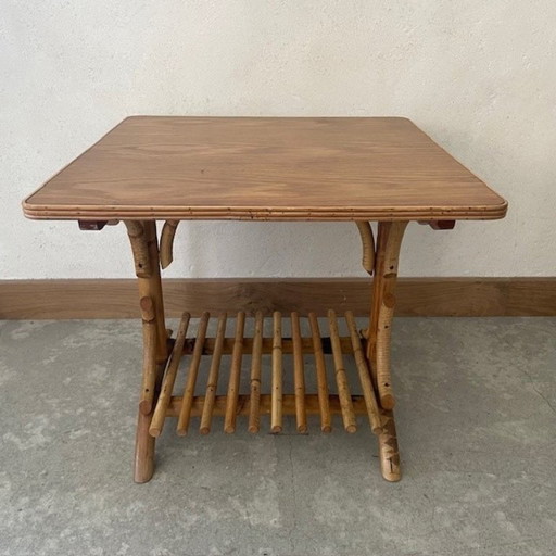 Couchtisch aus Rattan – salontafels