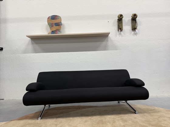 Image 1 of Artifort C736 Sofa 2.5 Seater Black Fabric