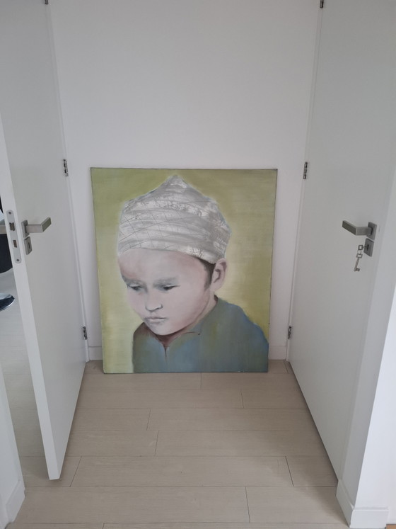 Quadro "Concentratie" di Loes Enklaar, 2007 – Arte, Legno, Tela (photo 7 of 7)