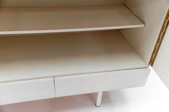 Image 1 of Credenza moderna marrone e bianca di metà secolo, anni '60