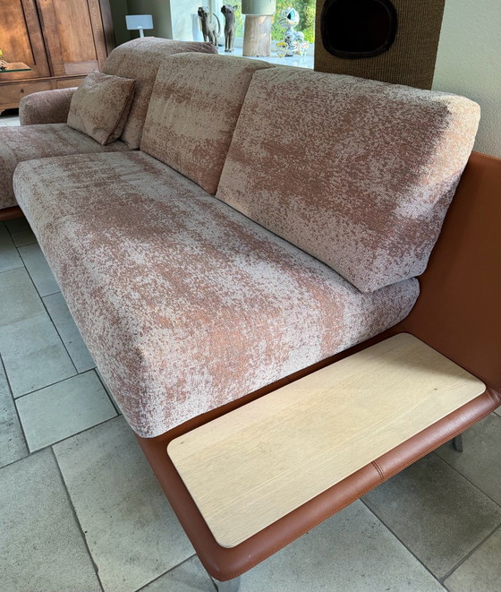 Beautiful Leolux Sofa, Leather, Metal, Brown (photo 2 of 5)