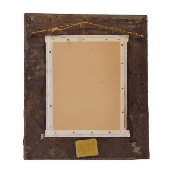 Image 1 of Grabado sobre papel “Retrato de noble” marco tallado, p. s. XX – Francia