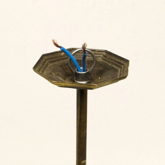 Pendant Lamp from Polam, Poland, 1970s – Glass, Metal (photo 2 of 11)