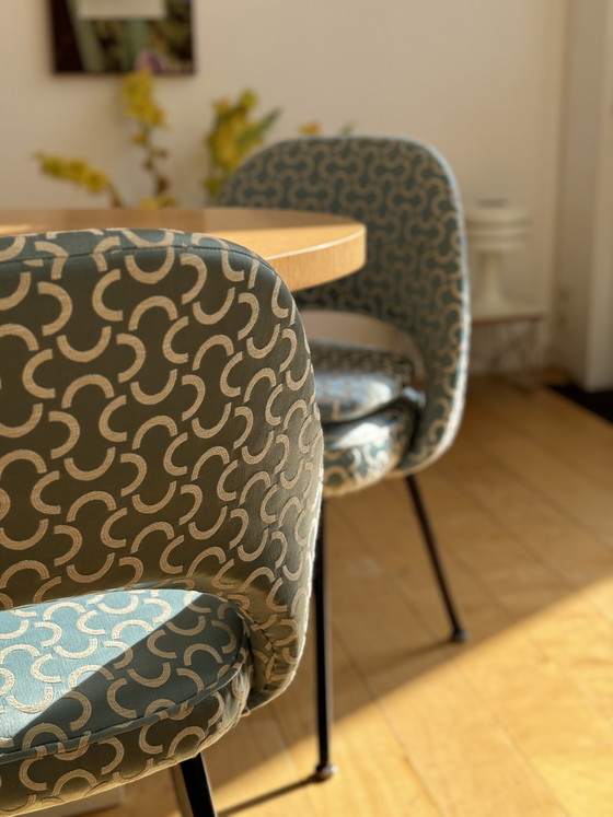 Image 1 of EERO SAARINEN. Per Knoll International. Quattro sedie da conferenza Saarinen, modello 72, anni '50.