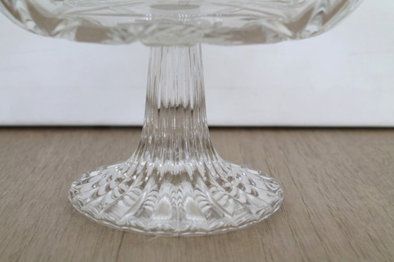 Image 1 of Walther Glas vintage crystal bowl on foot (1970 - 80)