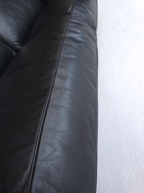 Image 1 of Sofá Cassina Duc, sofá de diseño, sofá de piel, sofá Mario Bellini negro