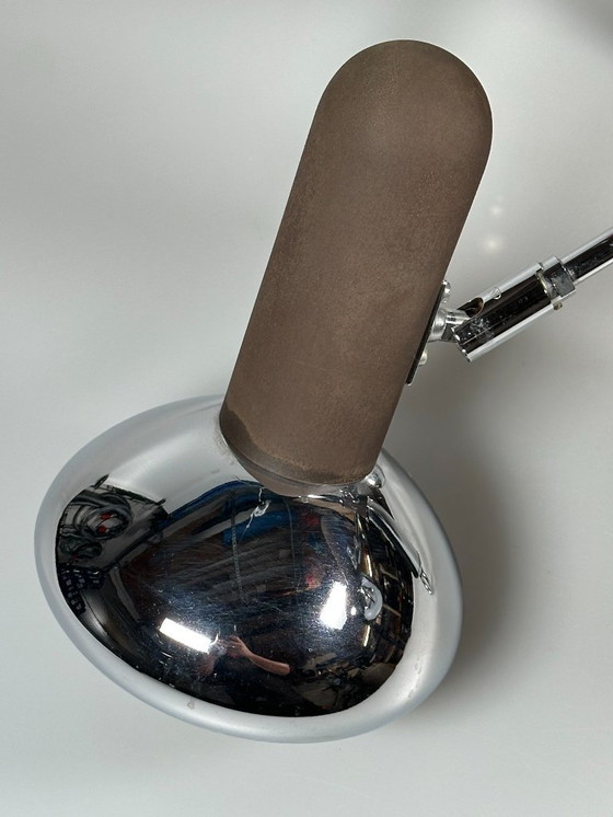 Image 1 of Lampada da soffitto anni '60/'70, faretto a 3 luci, metallo, stile spaziale