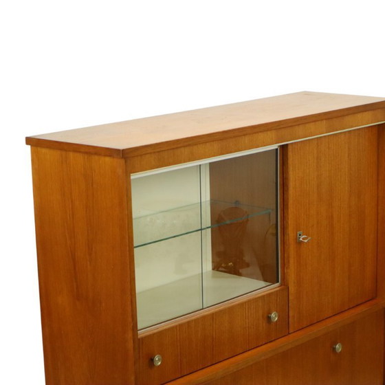 Image 1 of Credenza anni Sessanta - Mobile buffet impiallacciato teak